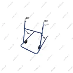 واکر تاشو چرخ دار فلزی آبی ایستاتیک خردسال مدل SH-306