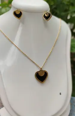 نیم ست استیل دخترانه دو رج کد4719 | بدلینجا