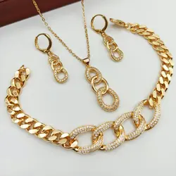 سرویس طرح جواهر طلایی کد 7009 | نیم ست کادویی دخترانه | بدلیجات دخترانه | ارزانسرای بدلیجات آنلاین