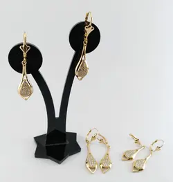 گوشواره طرح طلا برند برند YSX کد 16 | بدلینجا