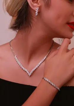 سرویس جواهری عروس مدل 9200 | بدلینجا