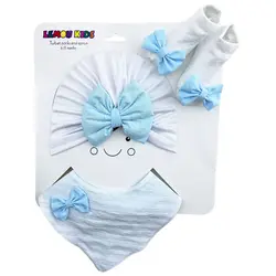 ست توربان، پاپوش و پیش بند پاپیون خال دار Lemon Kids