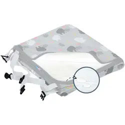 ملحفه پد دار تشک (ضد نم) Forever Love فيل Rose born