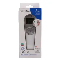تب سنج ميكرولايف ليزری پيشانی ديجيتال 3در1 اندازه گيری خودكار Microlife