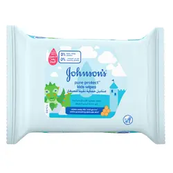 دستمال مرطوب 25عددی بدون درب جانسون Johnsons