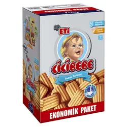 بیسکوییت شیری 1000 گرمی CiciBebe اتی Eti