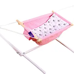 گهواره سنتی پایه دار بانوچ طرح فرشته خالدار آنیا Aniya