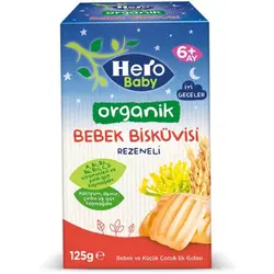 بیسکوئیت گندم و رازیانه کودک 125 گرمی هیرو بی بی Hero baby