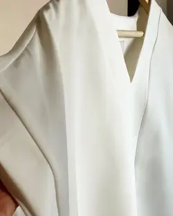 شومیز کرپ سفید