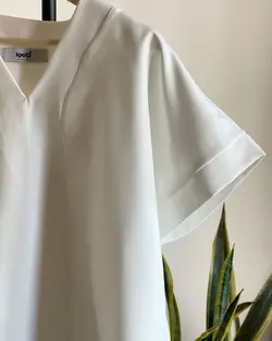 شومیز کرپ سفید