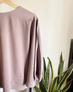 شومیز کرپ نسکافه ای