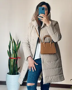 کاپشن پافر کرم