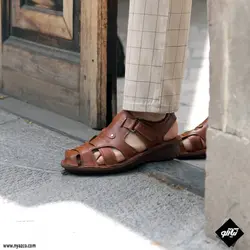 صندل طبی مردانه پلاتین رنگ عسلی