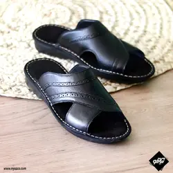 مشخصات، قیمت و خرید دمپایی مردانه پاکو مشکی مدل پاسارگاد