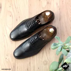 کفش دستدوز مردانه هشت ترک مدل آیحان