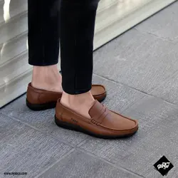 کفش کالج مردانه پاکو مدل P89 رنگ عسلی