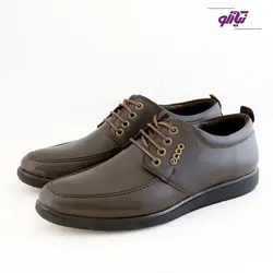 کفش چرم مردانه طرح اکو مدل ساعتی