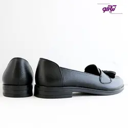 کفش چرم راحتی زنانه راینو چرم کد 101 رنگ مشکی