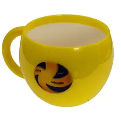 لیوان زرد طرح توپ والیبال Home&amp;School