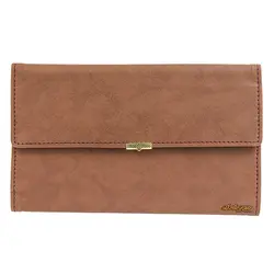 آلبوم چک عسلی طرح چرم