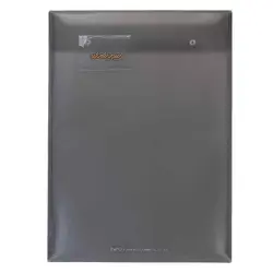 پوشه دکمه دار ارکید A3 دودی 124 پاپکو