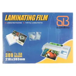 شیت پرس (طلق لمینیت) A4 شفاف 150 میکرون سوپر بیند SUPER BIND