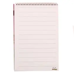 دفتر خوشنویسی کوچک سیمی خط دار رنگ بنفش سخن