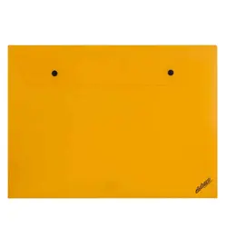 پوشه A3 دکمه دار زرد پاپکو 107
