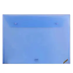 پوشه A3 دکمه دار آبی پاپکو 107