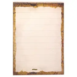 دفتر خوشنویسی A3  سیمی خط دار کد 102 دوکا