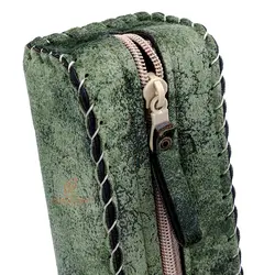 جاقلمی خوشنویسی زیپی سبز نوید