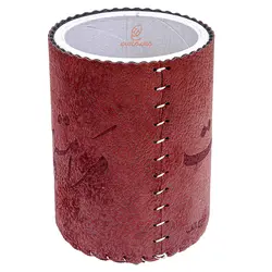 جا قلمی لیوانی قرمز خوشنویسی نوید