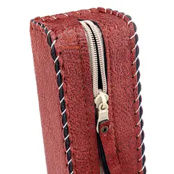 جاقلمی خوشنویسی زیپی عنابی نوید