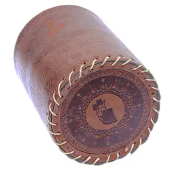 جا قلمی لیوانی قهوه ای خوشنویسی نوید