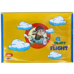 پوشه دکمه دار A4 طرح خلبان کوچولو 1452 کلیپس - مجد مارکت