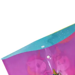 پوشه دکمه دار A4 طرح یونی کورن کوچولو 1452 کلیپس - مجد مارکت