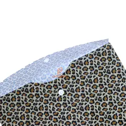 پوشه دکمه دار A5 طرح پلنگی 152 کلیپس - مجد مارکت