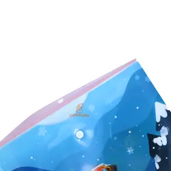 پوشه دکمه دار A5 طرح زمستان 152 کلیپس - مجد مارکت