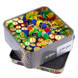 پونز رنگی جعبه فلزی clips - مجد مارکت