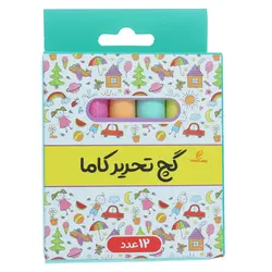 گچ تحریر (رنگی) 12 عددی کاما - مجد مارکت