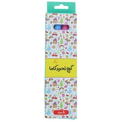 گچ تحریر (رنگی) 8 عددی کاما - مجد مارکت