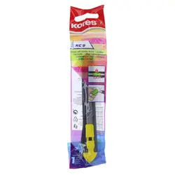 کاتر کوچک 9 میل 42212 طوسی قفل زرد کورس KORES - مجد مارکت