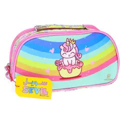 جامدادی کیفی 3063 طرح یونی کورن سویل SEVIL - مجد مارکت