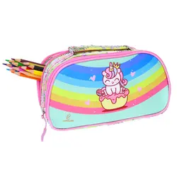 جامدادی کیفی 3063 طرح یونی کورن سویل SEVIL - مجد مارکت