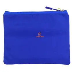 پوشه پارچه ای فانتزی زیپ دار A5 طرح فروزن آبی 3068 سویل - مجد مارکت