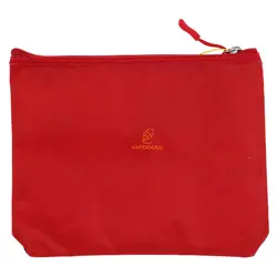 پوشه پارچه ای فانتزی زیپ دار A5 طرح دختر کفشدوزکی و ایفل 3068 سویل - مجد مارکت