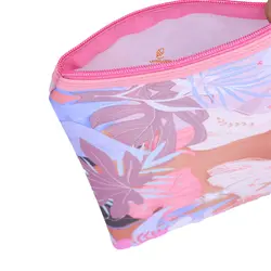 پوشه پارچه ای فانتزی زیپ دار A4 طرح دختر مو سفید 3067 سویل - مجد مارکت