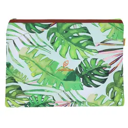 پوشه پارچه ای فانتزی زیپ دار A4 طرح هاوایی 3067 سویل - مجد مارکت
