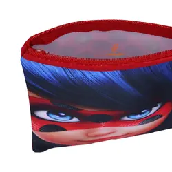 پوشه پارچه ای فانتزی زیپ دار A4 طرح دختر کفش دوزکی 3067 سویل - مجد مارکت