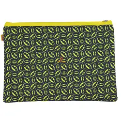 پوشه پارچه ای فانتزی زیپ دار A4 طرح بتمن 3067 سویل - مجد مارکت